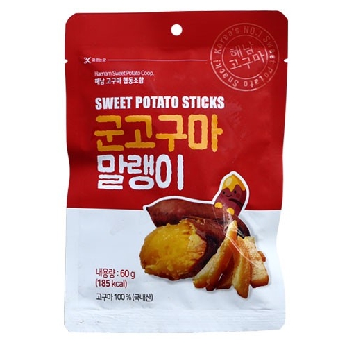 해남 군고구마 말랭이 60g