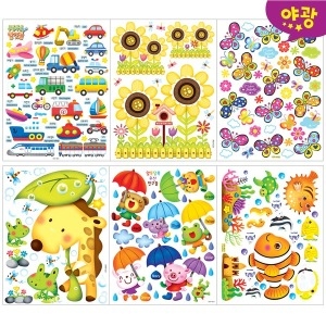 유니텍 펀유니테크 창문스티커 포인트스티커 인테리어스티커_이미지