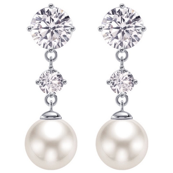 골드팡 14K 로맨틱 레인 드롭펄 귀걸이_이미지