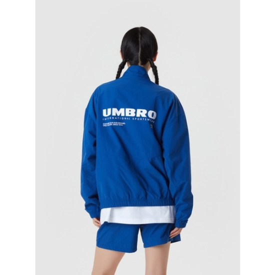 클래식 스탠넥 바람막이 웜업 자켓 UP221CJK41