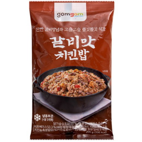곰곰 갈비맛 치킨밥 냉동 200g 7개