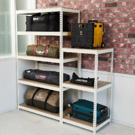 피피랙 피피랙플러스 4단 무볼트 무소음 조립식 앵글선반 800x400 (180cm(높이))_이미지