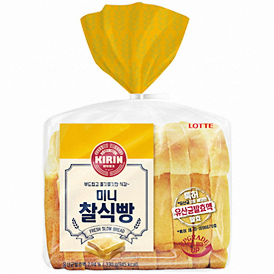 롯데웰푸드 기린 미니 찰식빵 330g (2개)_이미지