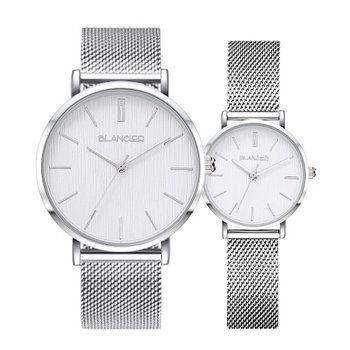 [불명] 블랑시에르 커플시계 세트 누아레르 실버 화이트_BW0604_이미지