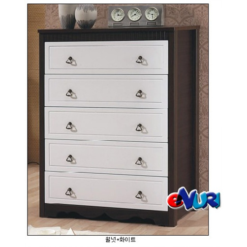 미자크 화이트 5단서랍장