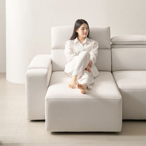 프린홈 모션핏 무빙 슬라이드 패브릭 소파 3인용_이미지