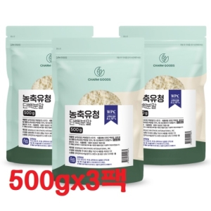  참좋은데이 분리 유청단백분말 단백질보충제 500g [3개]
