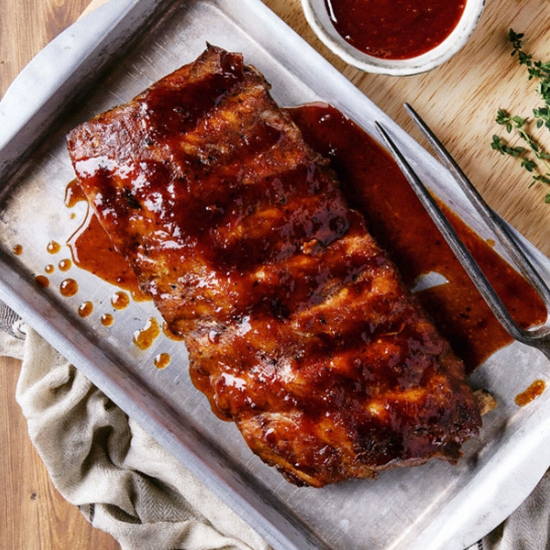 케이쿡 매콤 바베큐 폭립 400g (2개)