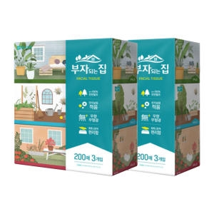 미용티슈 200매 (3입)