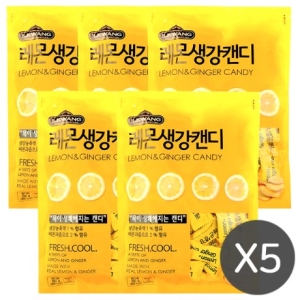 일광제과 레몬 생강 캔디 250g (5개)