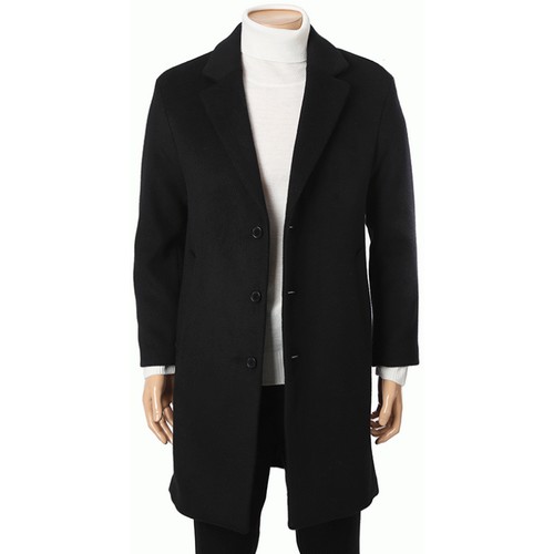 케이브랜즈 HUM 캐시미어 울 혼방 싱글코트 FHOWCCO111P