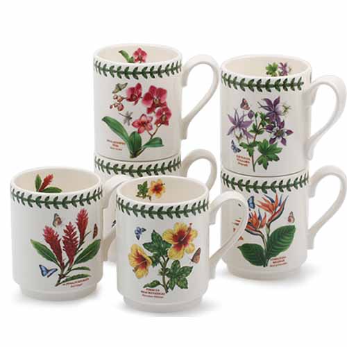 포트메리온 엑소틱 보타닉가든 스태킹머그 280ml (6개)_이미지