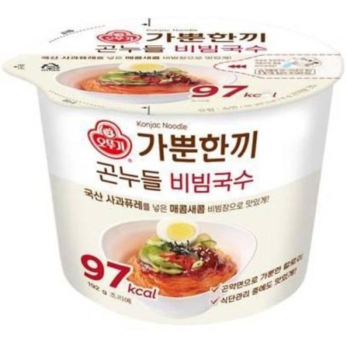 오뚜기 가뿐한끼 곤누들 비빔국수 192g (1개)_이미지