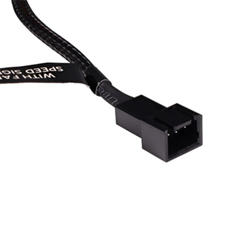 ALPHACOOL Y형 스플리터 3pin to 3x3-pin 케이블 (0.15m, 블랙)_이미지