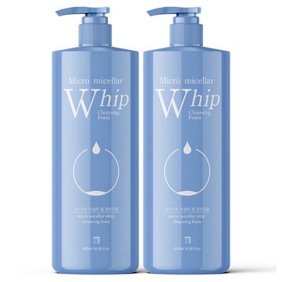 살림백서 마이크로 미셀라 휩 클렌징폼 500ml