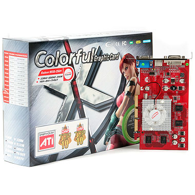 A3 라데온 9550 Colorful 256MB