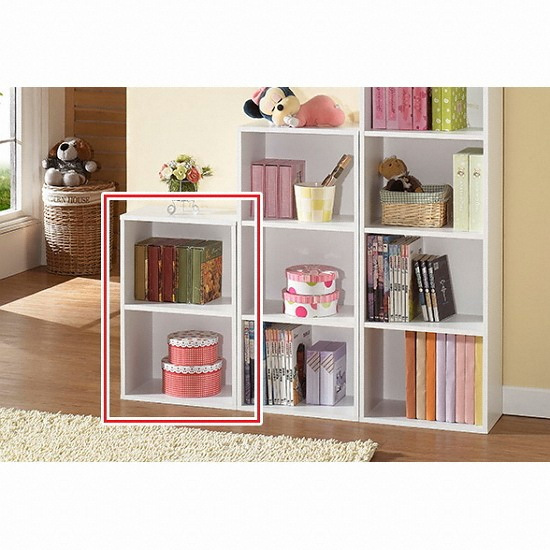 모아가구 릭 2단 미니책장 400_이미지