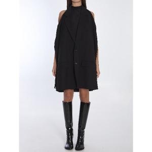 발렌시아가 Suspended jacket dress BLACK 8090481000_이미지