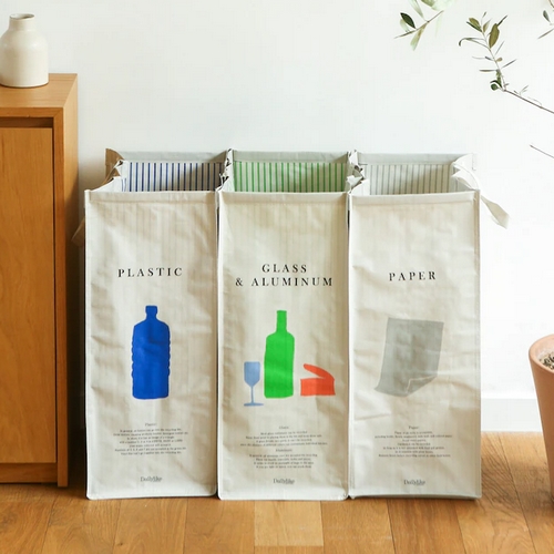 이투컬렉션 데일리라이크 타포린 분리수거함 03 more slim 3P세트_이미지