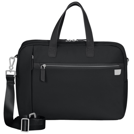 쌤소나이트 Eco Wave 브리프 BAILHANDLE 15.6인치 2 COMP (Black)_이미지