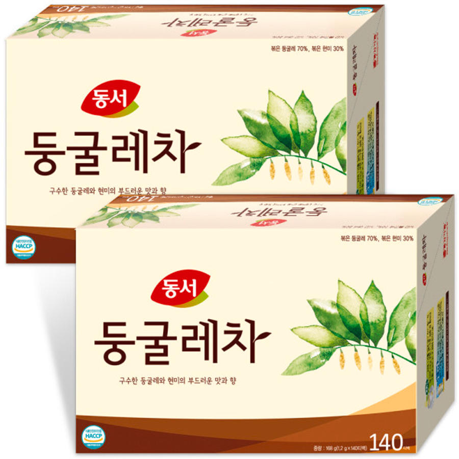 동서식품 둥굴레차 140티백 (2개)