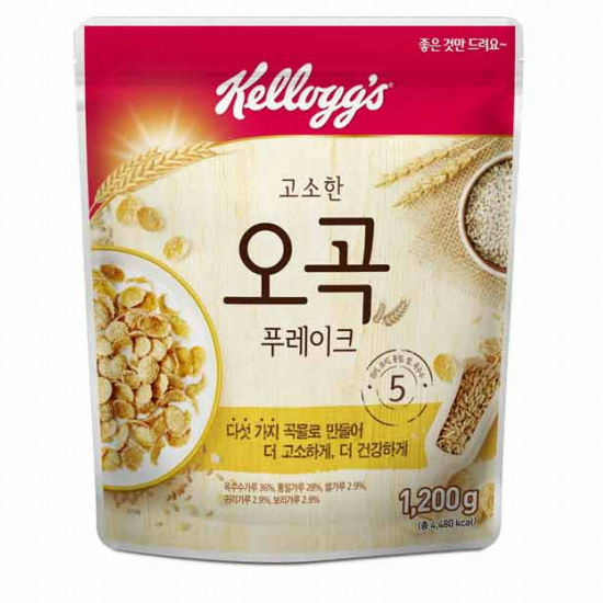 켈로그 고소한 오곡 푸레이크 1.2kg이미지입니다. 누르면 해당 게시물로 새창이동합니다.