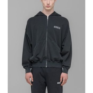 U 루틴 집 후디 페이디드 블랙 ROUTINE ZIP HOODIE FADED BLACK 3426768