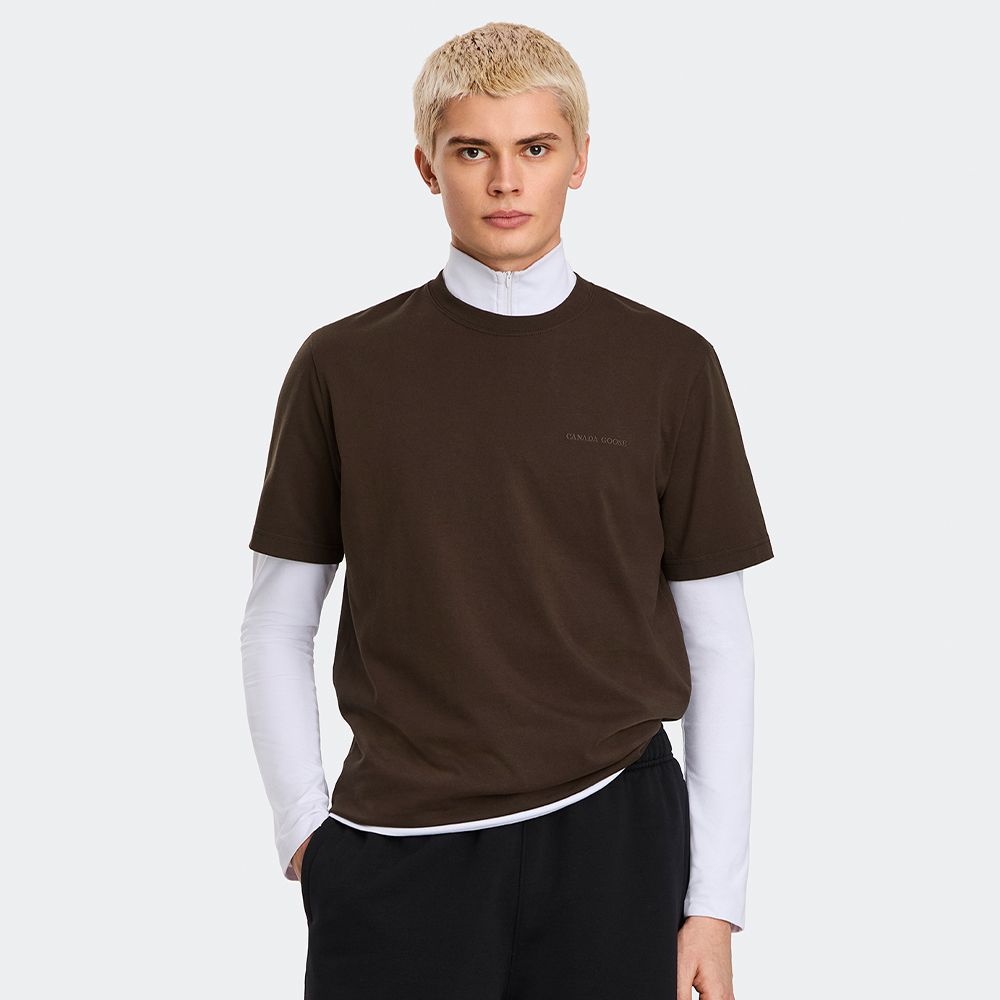 남성 밴티지 티셔츠 Coffee Brown _Q265AMTC04CWN