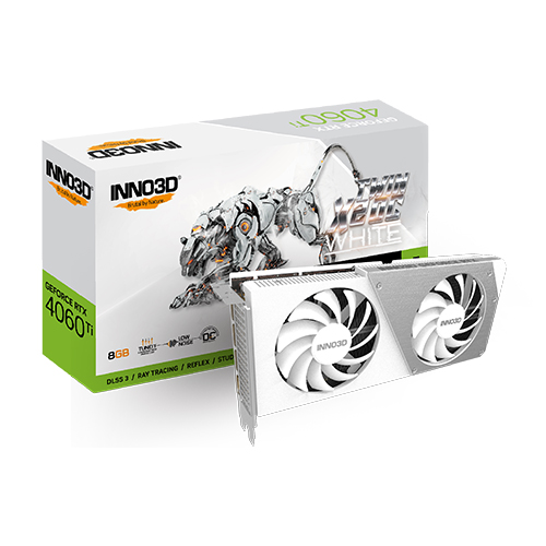 INNO3D 지포스 RTX 4060 Ti OC D6 8GB TWIN X2 WHITE_이미지