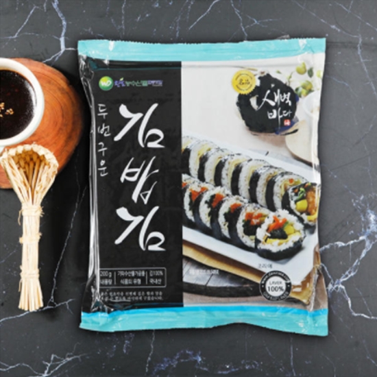 새벽바다 잘 안찢어지는 김밥김 100장 [1개]