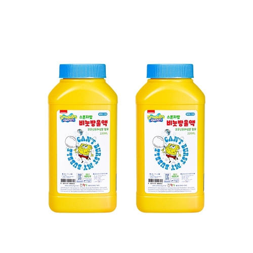 월성 스폰지밥 비눗방울 220ml 2개