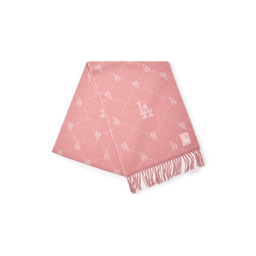 MLB 3AMFM0146-07PKM 공용 다이아 모노그램 머플러_이미지