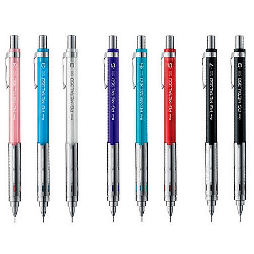 펜텔 메탈 샤프 PG METAL350 샤프 0.9mm (1개)_이미지