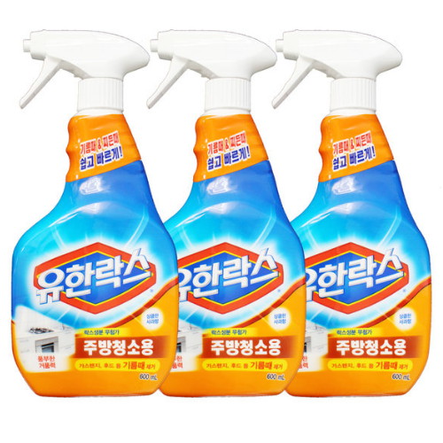 유한락스 주방청소용 600ml (3개)_이미지