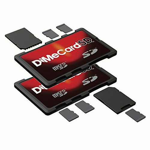DiMedium DiMeCard Writable Label MicroSD/SD 카드 홀더 (해외구매, 2개)