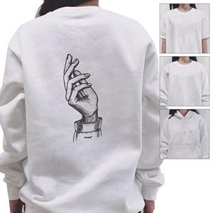 패션 JHM42874_51HD 손 hand 연필 스케치 드로잉 커플룩 반팔티