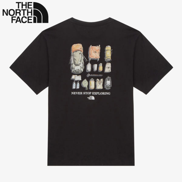 노스페이스 캠프 바이브 반팔 티셔츠 ALL NT7UR07A