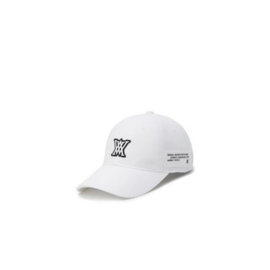 어뉴골프 코튼 볼캡 QCYAGFFUCP01WH