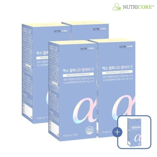 뉴트리코어 맥스 알파 CD 원데이 핏 5g 14포 (5개)_이미지
