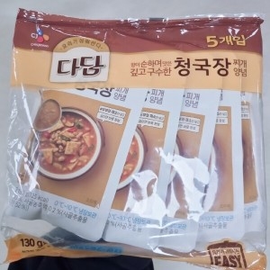 다담 청국장찌개 양념 140g x 5입