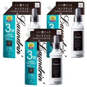 란도린 섬유유연제 클래식플로럴 리필 1.44L (3개)_이미지