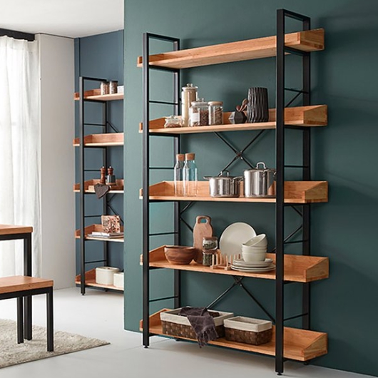 엠하우스 미네뜨 원목 5단 책장 1200_이미지