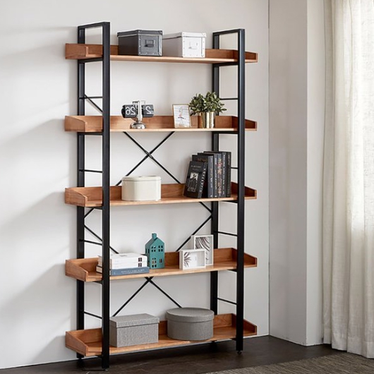 엠하우스 미네뜨 원목 5단 책장 1200_이미지