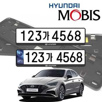 X9M5S8B2 DN8 현대비스 번호판가드 순정용 가드