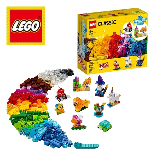 레고 클래식 창의적인 투명 브릭 (11013)