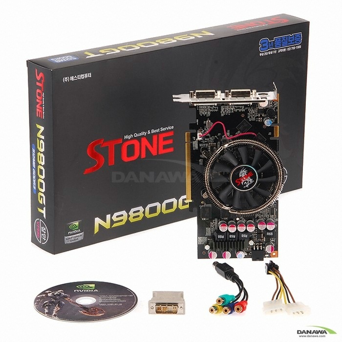 STCOM ������ 9800GT STONE N9800GT 512MB VF9