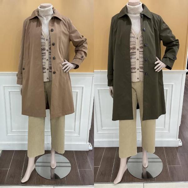 BCBG 클래식 라이너 싱글 트렌치코트 B5D9N701