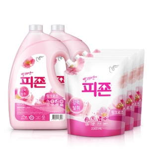 피죤 섬유유연제 3.1L x 2개 + (리필 2.3L x 3개) (1세트)_이미지