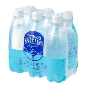 탐사 아쿠아 스파클링 플레인 무라벨 500ml (6개)_이미지
