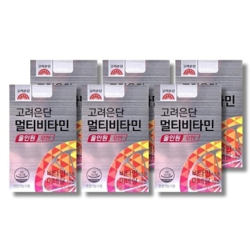 고려은단 멀티비타민 올인원 우먼 60정 (6개)_이미지